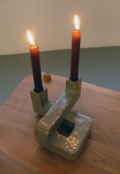 ceramic candlestick