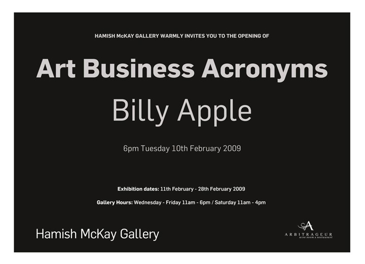 Art Business Acronyms